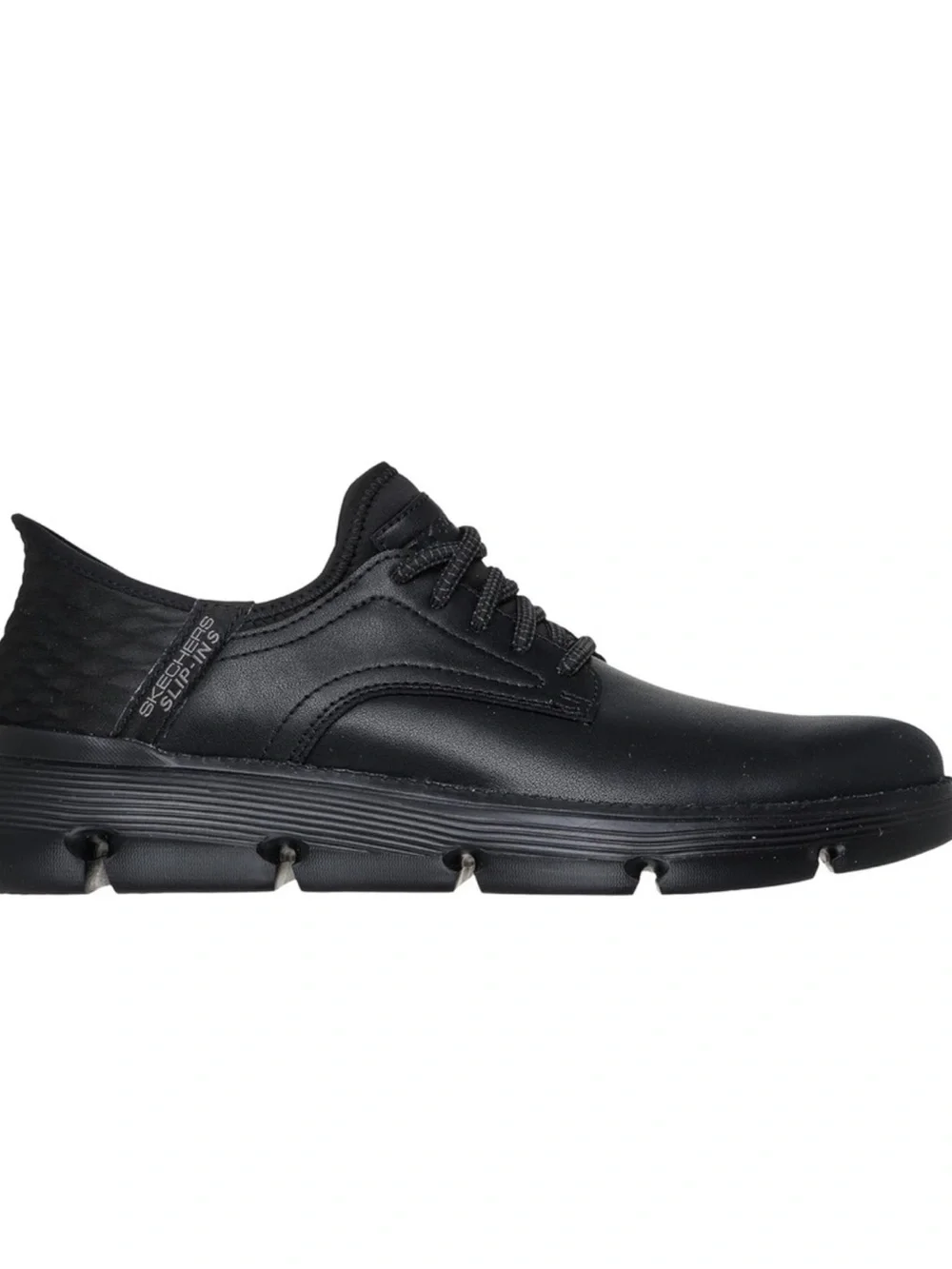 Skechers Garza Gervin Men’s 8.5 Black Oxford Slip-Ins Worn Once